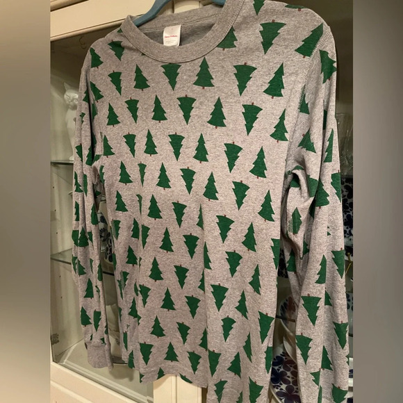 Hanna Andersson Long John Top Christmas Tree print - Picture 3 of 4